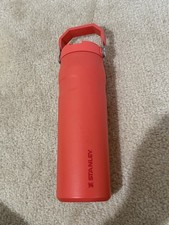 New Stanley 24oz IceFlow AeroLight Fast Flow Flip Straw Lid Water Bottle Pomelo