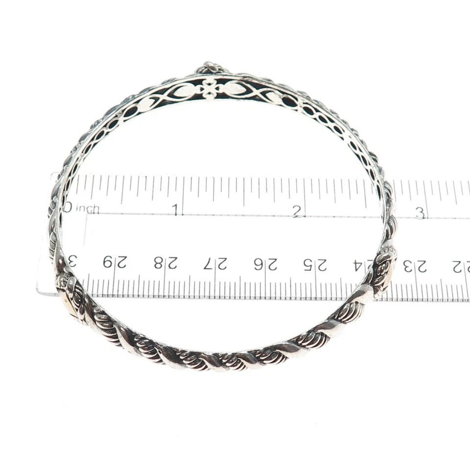 Браслет браслет JAI by John Hardy золото 14 карат серебро 925 пробы 8 дюймов - Изображение 2 из 4