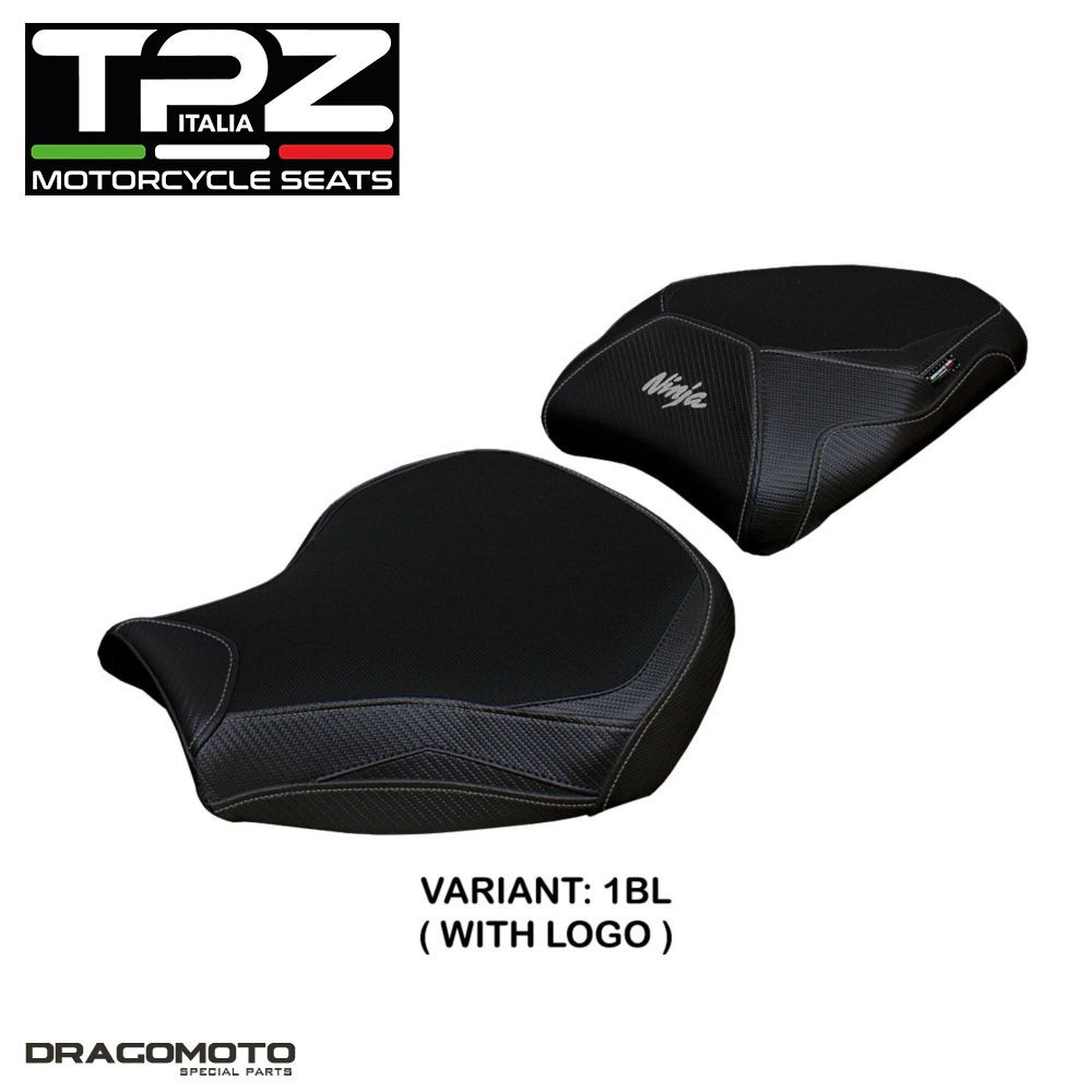 KAWASAKI NINJA H2 1000 SX 2018-2025 Sattelbezüge KWH2SXM-1BL-1 TPZ schwarz CO...