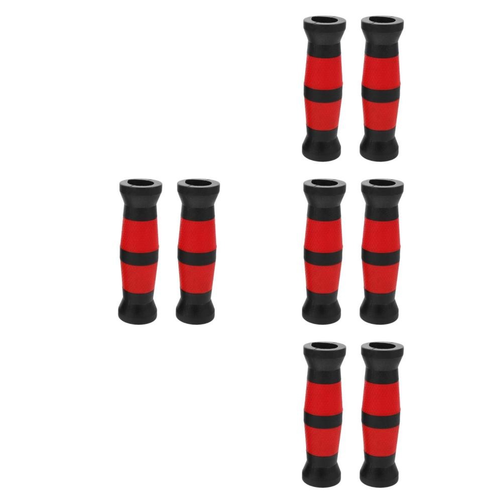 Durevole PVC Copri Manubri Manico Multicolore Imbottito Antiscivolo Bilanciere Grips