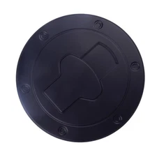 Black Fuel Tank Gas Door Cover Cap Fit for Toyota Tundra 2007-2021