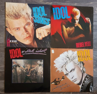 4 x Billy Idol - LP- Sammlung-  Guter Zustand 