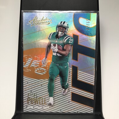 2018 Absolute /65 Spectrum Silver #76 Bilal Powell SP Parallel New York Jets