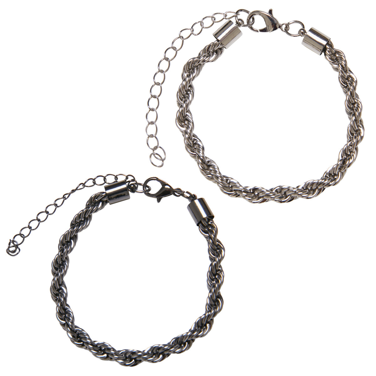 Unisex Charon Intertwine Gunmetal Chain Bracelet Armband by Urban Classics-image
