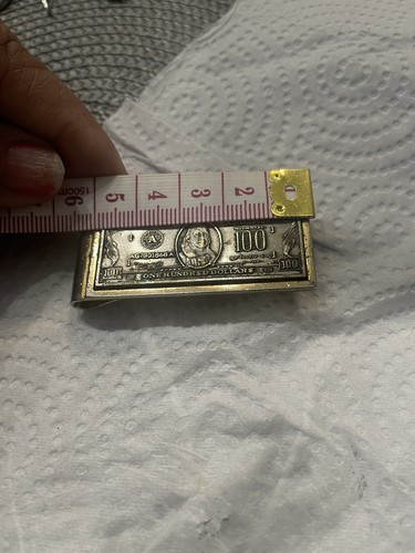 Vintage Benjamin Franklin 100 Dollar Bill Money Clip  - Bild 4 von 20
