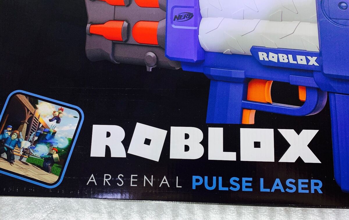 Nerf Roblox Arsenal: Pulse Laser Motorised Dart Blaster, 10 Nerf Darts