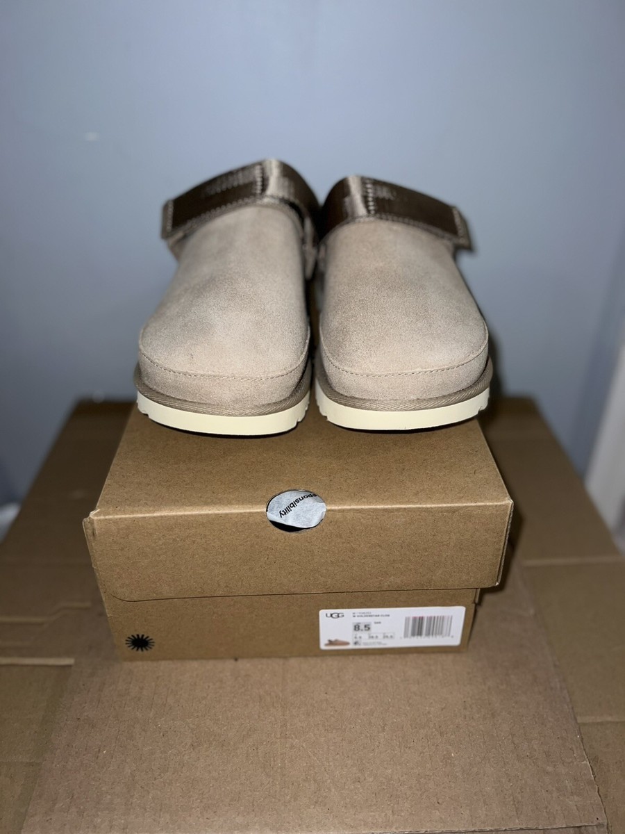 UGG Goldenstar Clog Platform Sand Women Size 8.5 - New Slip On