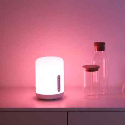 Bedside Lamp 2 Smart Table Night Light Colorful 400 Lumens Bluetooth WiFi Touch