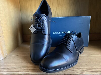 Footwear Cole Haan Black Cap Toe Oxford Cole Haan Men's American