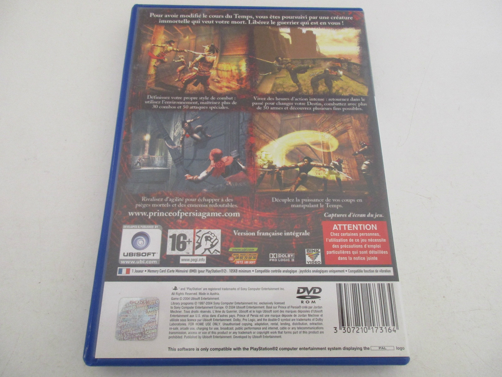 Prince of Persia L'Ame du Guerrier - Playstation 2