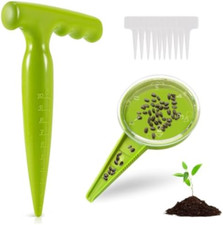 Giardino Della Seminatrice,Seminatrice Manuale,12pcs Strumenti per Semina,Plasti