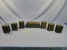 7 Panasonic Wired Speakers, 6 Panasonic SB-HS470  1 SB-HC300 Surround Sound