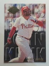 1994 Ultra Phillies Finest #8 John Kruk(completed swing) ~ Philadelphia Phillies