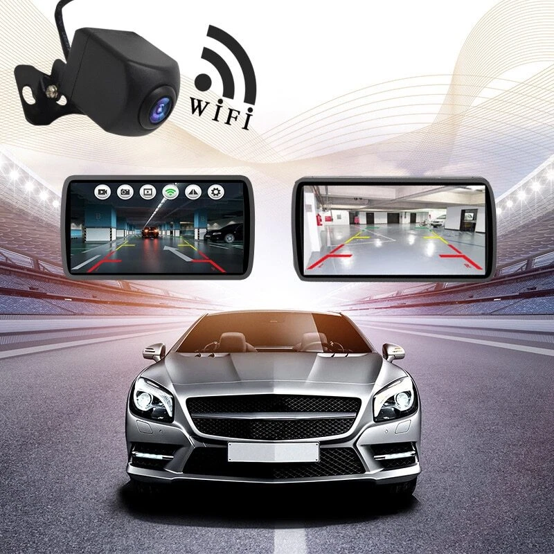 Wireless Car Rear View Camera WIFI 170 ° Night Vision Mini iPhone Android 12V - Image 2 of 4