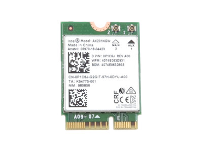 INTEL AX201NGW WI-FI 6 AX201 M.2 CNVIO2 2230/1216 WLAN BT 5.2 WIFI CARD P1C6J