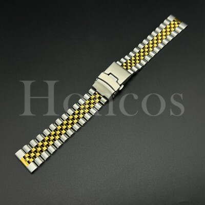 18 19 20 21 22 MM Jubilee Watch Band Bracelet Quick Release Fits for Tudor S/GD