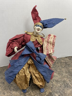 Renaissance Foolish Jester Stunning Rare Hanging Ornament Figurine