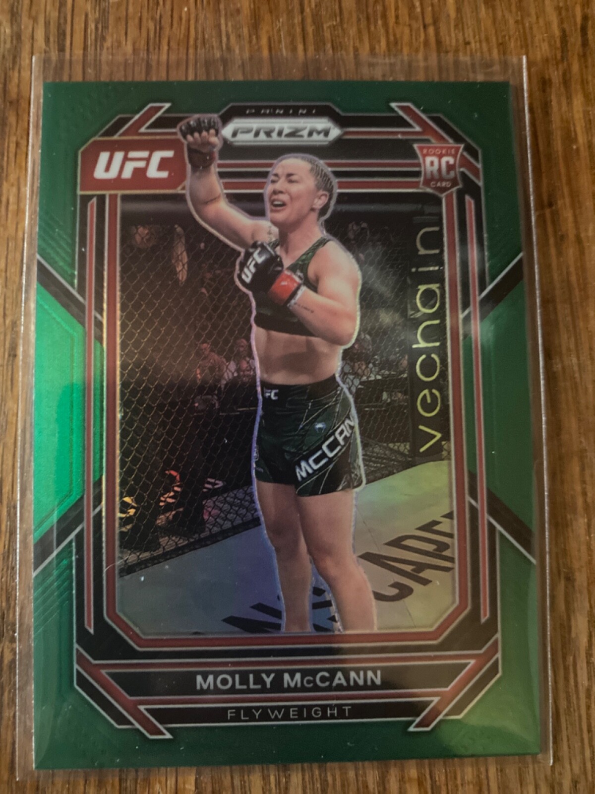2023 Panini Prizm UFC - Green Prizm #114 Molly McCann (RC)