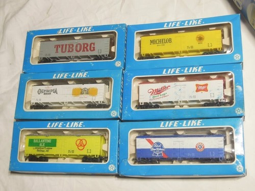 HO Life-Like Trains Brewery Chug a Lug 6 pack Pabst Miller Michelob & more LNIB