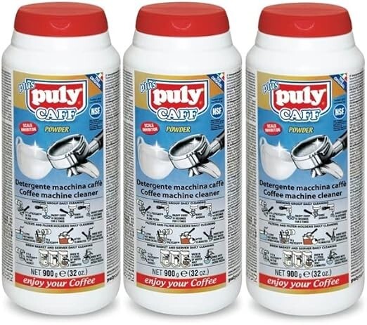 Puly Caff Detergente per macchine da caffè 3 x 900g