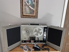 Channel Master 4 Track Stereo Tape Recorder Player Model 6324 Reel To Reel Works