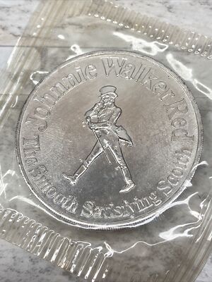 Lot of 12- 1973 ALUMINUM MEDAL JOHNNY WALKER RED, KANSAS CITY CHIEFS  Sealed