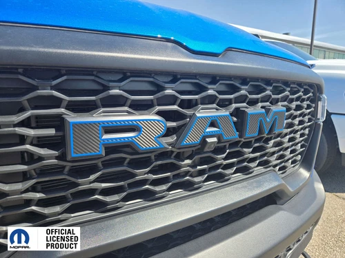 fits 2025-2026 1500 Ram Truck Grille Emblem Overlay Decals With Outlines