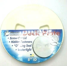 T-H Marine DPS83DP 8" Sand Shell Sure-Seal Screw Out Deck Plate NIP