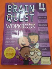 Brain Quest Workbook Grade 4 - Barbara Gregorich Paperback, 2008 