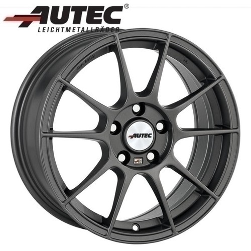 4 Autec Winterfelgen WIZARD 7.5x17 ET45 5x108 GUN für Renault Laguna Mégane