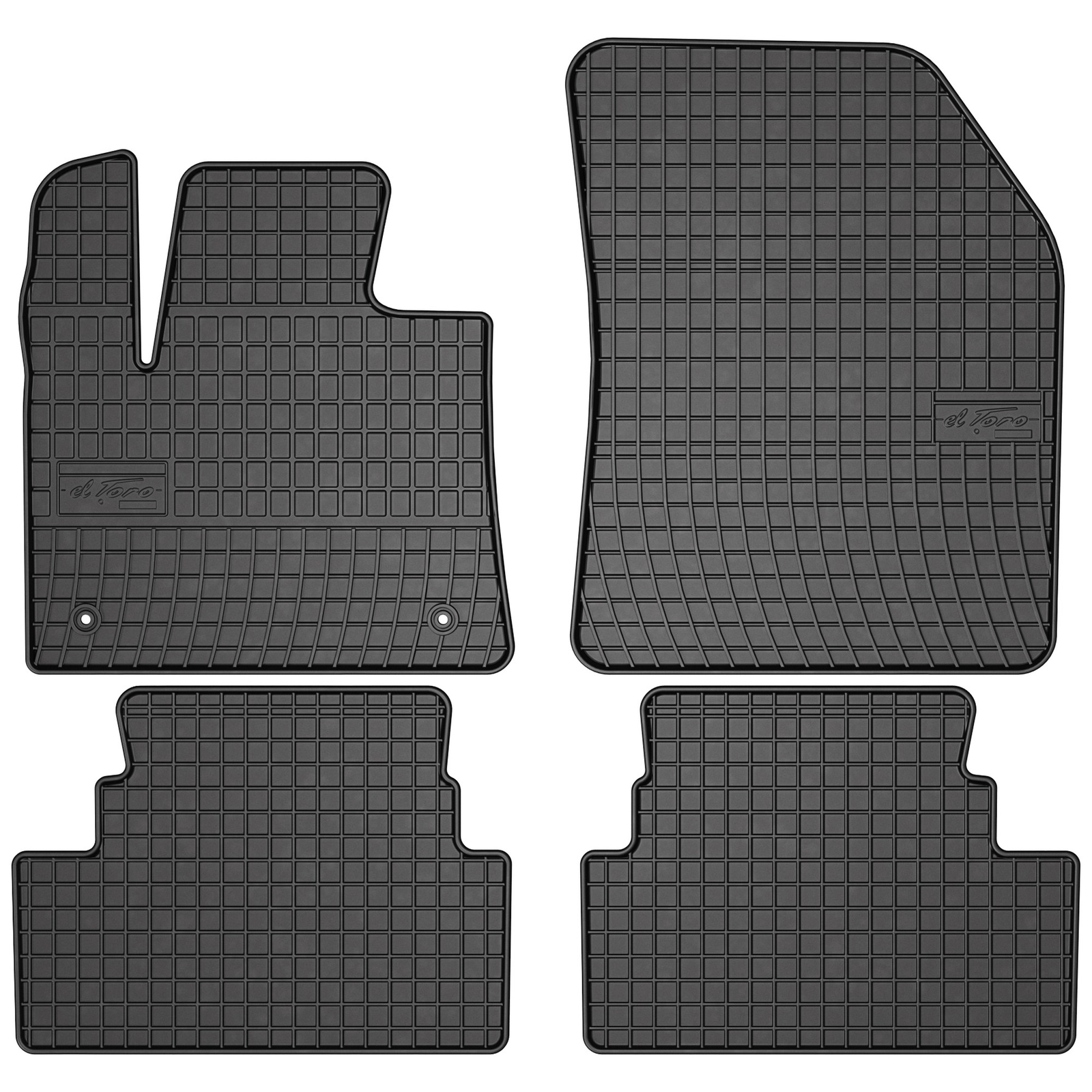 Tapis caoutchouc Frogum El Toro pour Opel Grandland X 2017-2026, finition premium