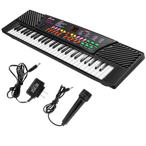 54-Key-Electronic-Keyboard-Kid-Electric-Piano-Organ-w-Mic-amp-Adapter-Christmas-Gift