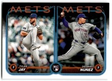 2024 TOPPS UPDATE DEDNIEL NUNEZ / TYLER JAY NEW YORK METS #US82 11