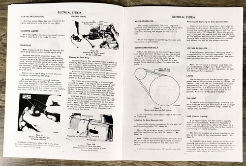 Cub Cadet International 72 104 105 124 125 Tractor Owners Operators Manual - Picture 6 of 7