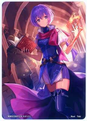 red card katarina rare Katarina - Fire Emblem 0 Cipher Marker Card - Shadow Dragon - 03/2019 Promo  NM