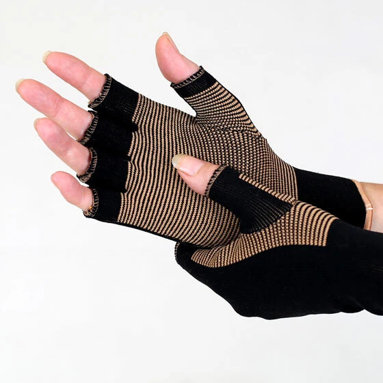 Copper Bamboo Arthritis Gloves - image 1 of 3