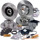 4xBREMSSCHEIBEN+BELÄGE VORNE+HINTEN+RADLAGER HINTEN FÜR AUDI A4 B5 8D 1.8-2.8