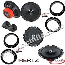 Kit 6 altoparlanti HERTZ per VW Sharan (-2011/*) con adattatori e supporti anter