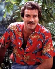 Tom Selleck classic portrait in his red 3D HAWAII SHIRT Mother Day Gift Us Size