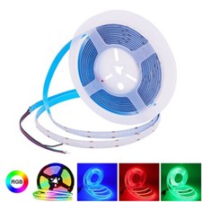 RGB COB LED Strip Light 16.4ft 24V Color Changing Light Strips 840LED Multicolor