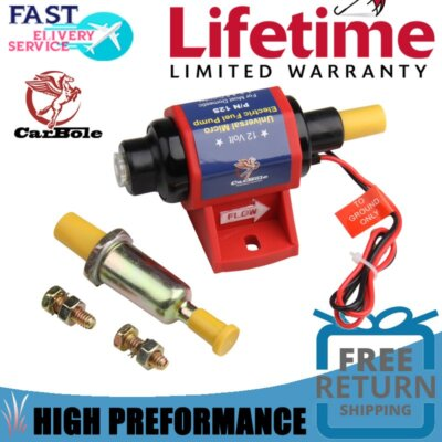#ad Universal Electric Fuel Pump 4 7PSI 12V Low Pressure Gas Gasoline Diesel Inline $24.99