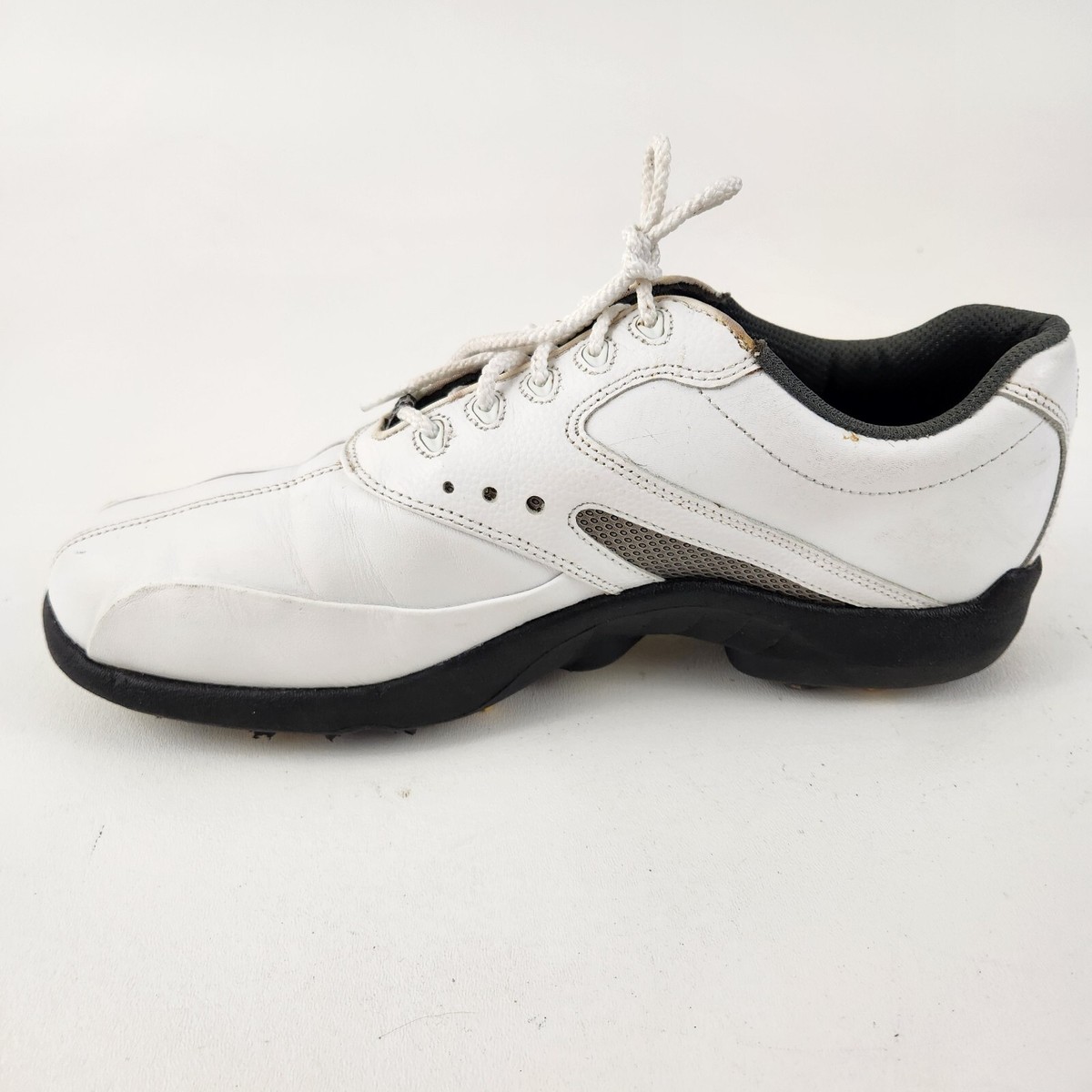 FootJoy Super Lites Men\'s‎ Golf Shoes. White/Black  Size 9 FootJoy Men main image 2