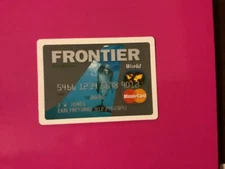 Frontier Mastercard credit card single playing swap card (dolphin)