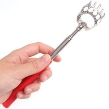 2x Telescopic Bear Claw Back Scratcher Extends Handy Pocket Itch Relief Massager