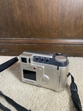 Olympus CAMEDIA Silver Digital Camera Tested Working With Lens and Strap