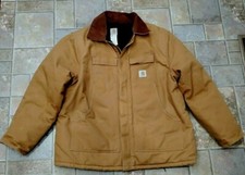 Carhartt Co3 Duck Arctic Quilt Lined Coat Jacket Size 54 Excellent