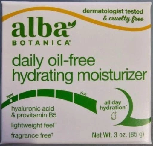 Crema hidratante diaria sin aceite Alba Botanica, con ácido hialurónico 3 oz Foto 3 de 3