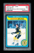 1979 OPC HOCKEY 59 RICK SMITH PSA 7 NEAR MINT BRUINS
