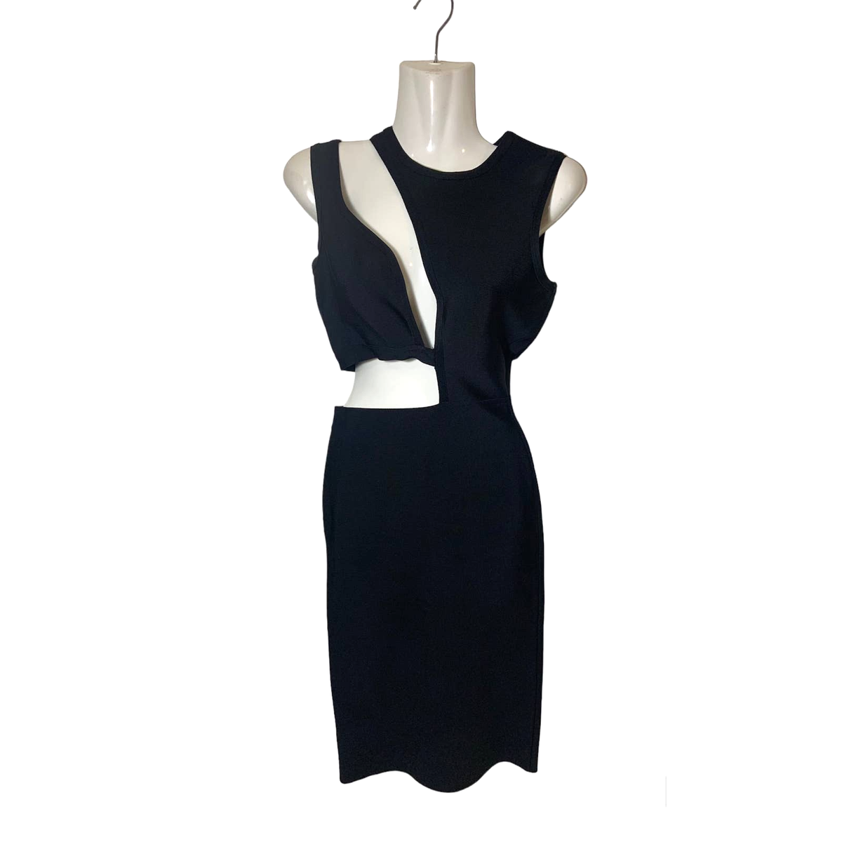 white christmas dresses BCBGMaxazria 'Shea' Halter Cutout Cocktail Dress – taegclothing main image 1