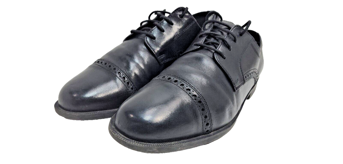 Cole Haan Modern Classic Cap Toe Oxford Shoes Black Mens Size